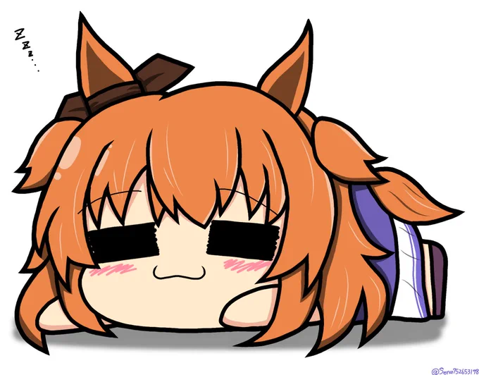 シゴオワ(:3_ヽ)_ そして帰宅ヾ(:3ノシヾ)ノ マヤノトップガンちゃんは( ˘ω˘ ) スヤァ…
