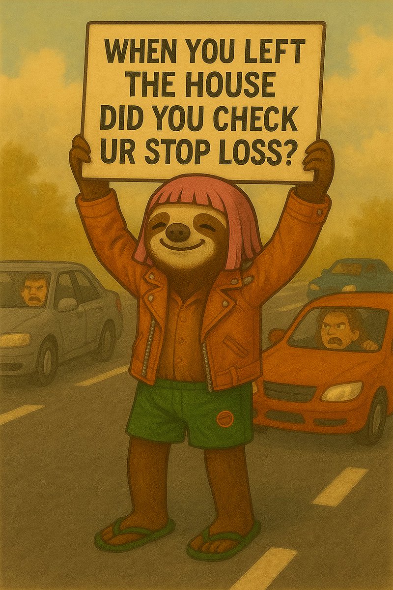 holding up traffic on this rising for good reason , ya hear me .....

don't leave the house unless you know 😏🦥

#trading #stoploss #thinkbig #strive #slothwisdom