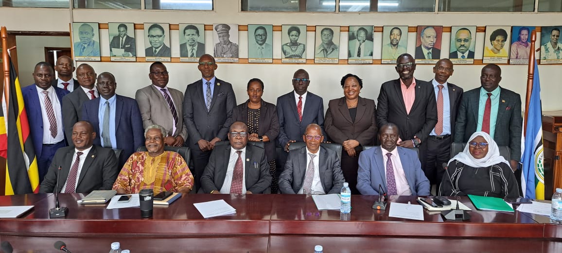 Today, the Uganda Vice Chancellors Forum  held a meeting with the Minister of  State for Higher  Education,  Hon.  <a href="/DrMuyingo/">Dr Chrysostom Muyingo</a>. Discussions  focused on strengthening PhD. training and Research among universities, TVET,  Higher Education Access programs,