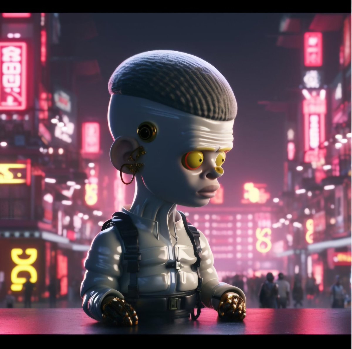 Good morning everyone.  Happy taco 🌮 Tuesday.  💯💯💯🔥🔥🔥
#Destabilized #Synthtopia #SYNTHKIDDOS #AwakenFromReality #SynthRelix #CyberForge #BeyondTheEnd #SynthtopiaXLoadedLions #BIOSYNTH #SYNTHETIX #crofam #cryptonftcom <a href="/synthtopiaworld/">SYNTHTOPIA</a>