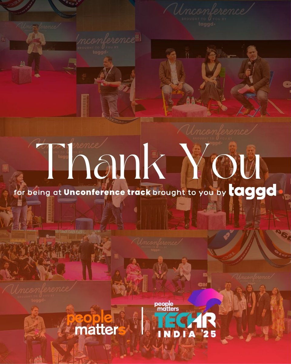 What a phenomenal ride at #TechHR2025!
Two unforgettable days. Countless conversations. One shared purpose to shape the future of work.

Thank you for being part of the breakthroughs.

Let’s keep building a talent-first tomorrow.

#TechHR2025 #TaggdAtTechHR