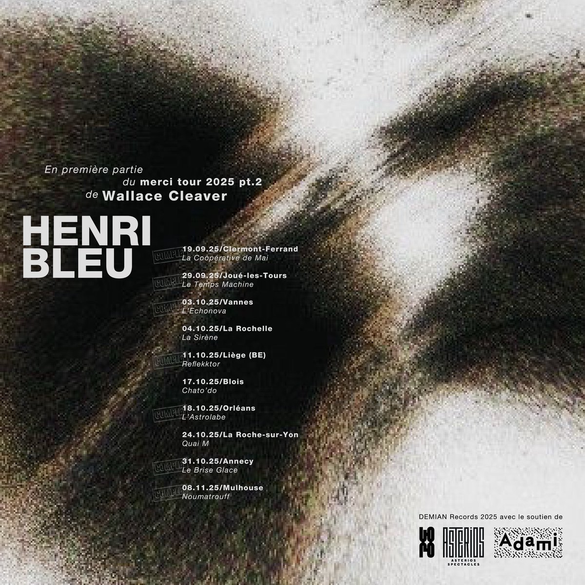 On se voit au « merci tour » pt. 2 🫶 

En première partie de <a href="/wallacecleaver_/">Wallace Cleaver</a> 🩸