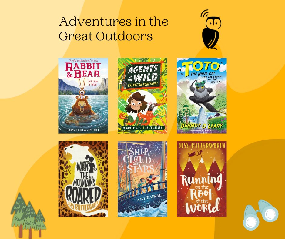 How are you and/or the kids getting on with The Reading Agency #SummerReadingChallenge? 📚   

If they've finished &amp; are looking for more, we have plenty of recommendations! 🌲

Here are 6 which follow a similar outdoor adventure theme: