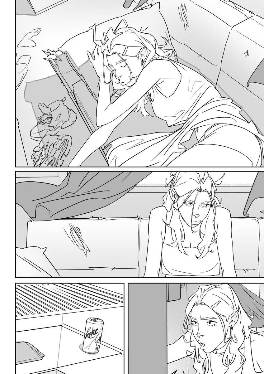 J'ai oublié de prévenir ici, mais je vais plus trop être actif les prochains mois. Je suis à fond sur la réalisation de mon One-shot de 51 pages.
J'en parlerai plus précisément quand ça sera signé etc mais en attendant petit WIP...