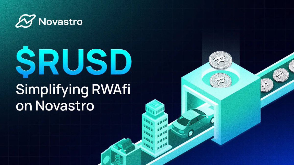 Lumen (@lumen0x) on Twitter photo The tokenization of RWAs has become a growing focus in recent years, with numerous integrations entering the space. Yet something sets <a href="/Novastro_xyz/">Novastro | RWAfi</a> apart: a precise balance of technical precision and realworld benefit that few have managed to achieve.
Novastro is taking a The tokenization of RWAs has become a growing focus in recent years, with numerous integrations entering the space. Yet something sets <a href="/Novastro_xyz/">Novastro | RWAfi</a> apart: a precise balance of technical precision and realworld benefit that few have managed to achieve.
Novastro is taking a