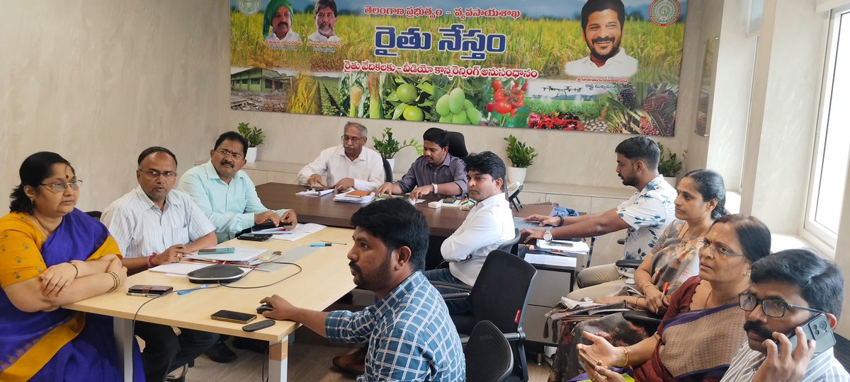 *On 05.08.2025, the #RythuNestham programme spotlighted automation in oil palm, Paddy direct sowing, and mechanisation in paddy—promoting tech-driven farming in Telangana. #Agriculture #Telangana*