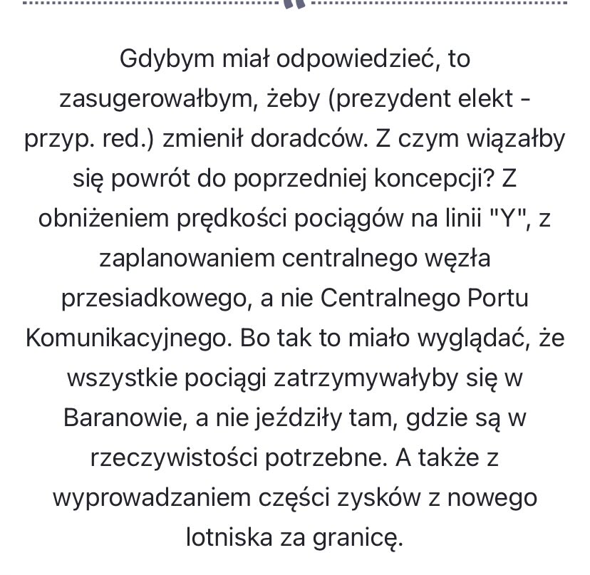 Michał Czarnik (@michalczarnik) on Twitter photo Pan <a href="/LasekMaciej/">Maciej Lasek</a> wyraźnie zestresowany inicjatywą ustawodawczą <a href="/NawrockiKn/">Karol Nawrocki</a> w sprawie przywrócenia pierwotnego projektu CPK na zwołanej naprędce konferencji prasowej duby smalone bredzi o jakimś centralnym węźle przesiadkowym czy wyprowadzaniu zysków za granicę.
Proszę poczekać Pan <a href="/LasekMaciej/">Maciej Lasek</a> wyraźnie zestresowany inicjatywą ustawodawczą <a href="/NawrockiKn/">Karol Nawrocki</a> w sprawie przywrócenia pierwotnego projektu CPK na zwołanej naprędce konferencji prasowej duby smalone bredzi o jakimś centralnym węźle przesiadkowym czy wyprowadzaniu zysków za granicę.
Proszę poczekać