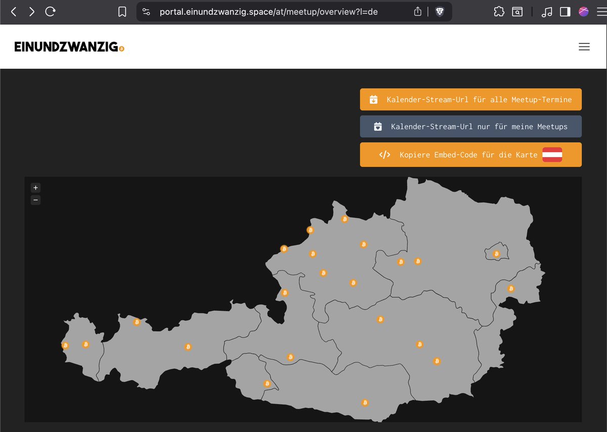 Lust auf #Bitcoin-Austausch in lockerer Runde? 🍻

In ganz AT gibt es Bitcoin-Stammtische für Anfänger &amp; Experten. Komm einfach vorbei!

Deine Region ist nicht dabei? 
Starte einfach ein eigenes Meetup – wir helfen dir!