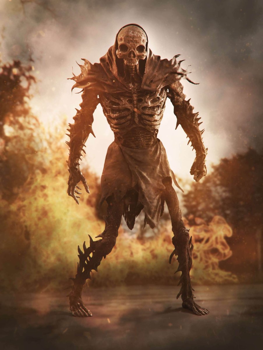 _Necro_Void_'s tweet image. Gashadokuro a silent giant of bone and fury. 

If you hear it, you&apos;re already dead.💀