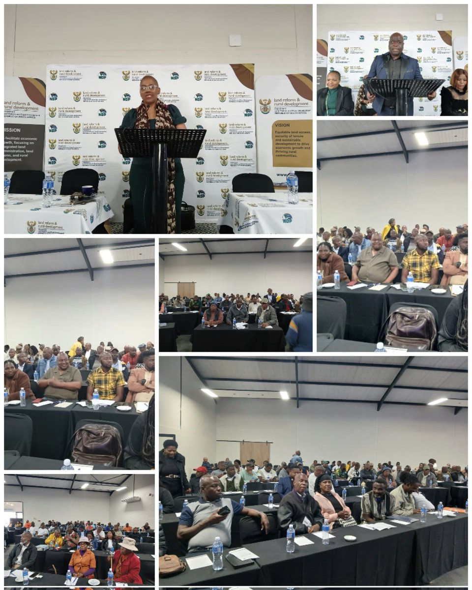 [ happening now] Minister Mzwanele Nyhontso's engagement with members of CPAs in Mpumalanga is underway in Mbombela.

#LandClaim 
#Restitution
#LandRights
#CPA
<a href="/GCISMedia/">GCIS Media Liaison</a> <a href="/GovernmentZA/">South African Government</a> <a href="/VukuzenzeleNews/">Vuk'uzenzele</a>