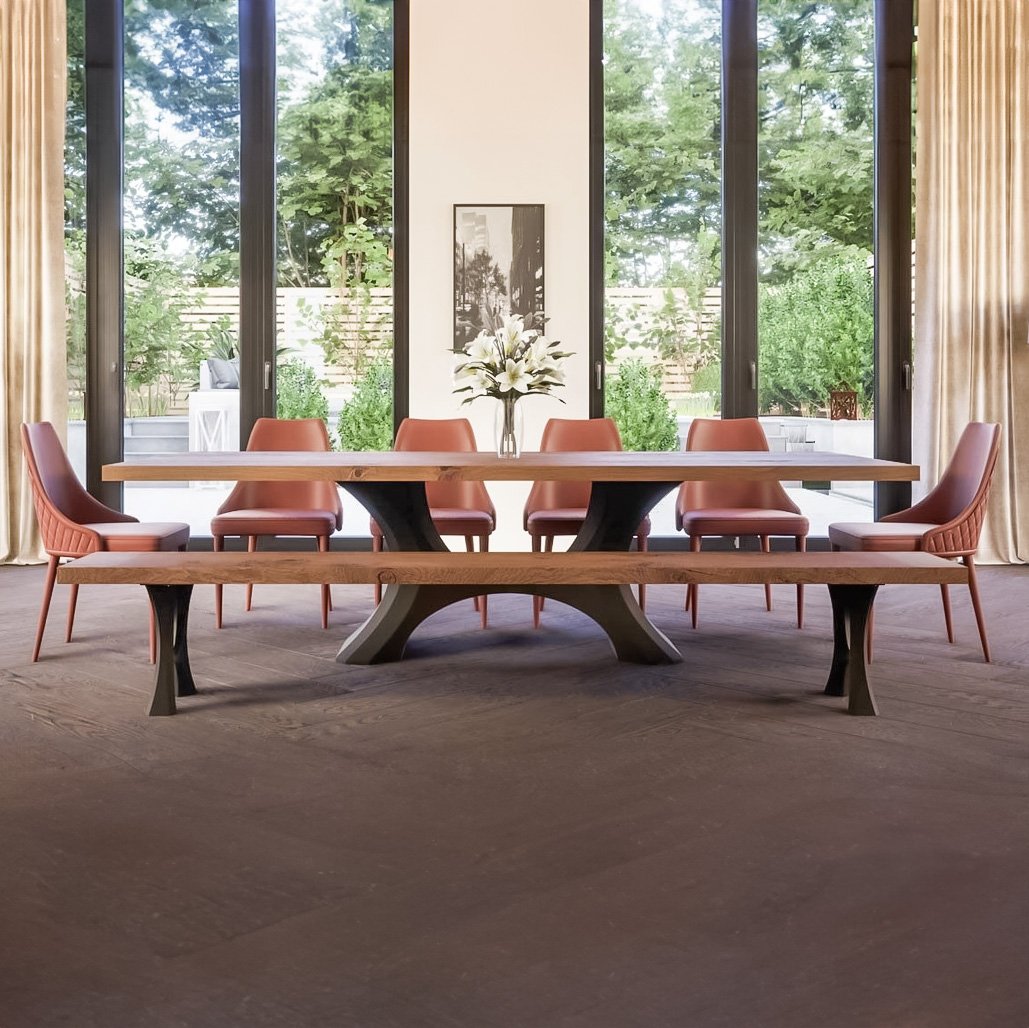 Flowyline_'s tweet image. The table stands firm on Hoshi base while the bench finds its balance on Haru legs in a project by @AbacusTables. And a quiet combination that elevates the entire room.

How do you pair Flowyline pieces? Let us know below!

#flowylinedesign #benchlegs #metaltablebase