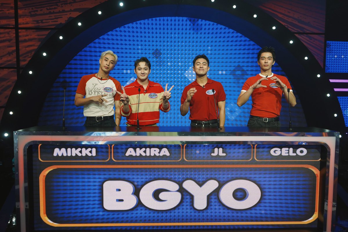 BGYO_PH (@bgyo_ph) on Twitter photo Yung puro tawa at saya lagi sa <a href="/FamilyFeudPH/">Family Feud Philippines</a> ! Solid na nakalaro ulit kami. Maraming salamat po! 🙌🏻
BGYO BACK OnFamilyFEUD
#BGYO #FamilyFeudPH #FeudBGYOVSHORI7ON #MoreTawaMoreSaya Yung puro tawa at saya lagi sa <a href="/FamilyFeudPH/">Family Feud Philippines</a> ! Solid na nakalaro ulit kami. Maraming salamat po! 🙌🏻
BGYO BACK OnFamilyFEUD
#BGYO #FamilyFeudPH #FeudBGYOVSHORI7ON #MoreTawaMoreSaya