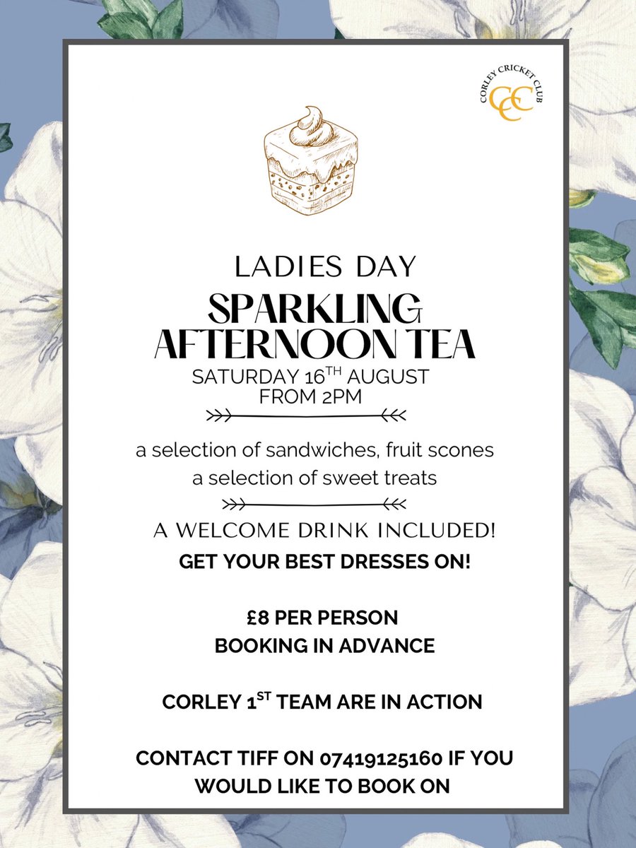 LADIES DAY approaches!

Get booked onto this quick as spaces are limited!

Saturday August 16th!