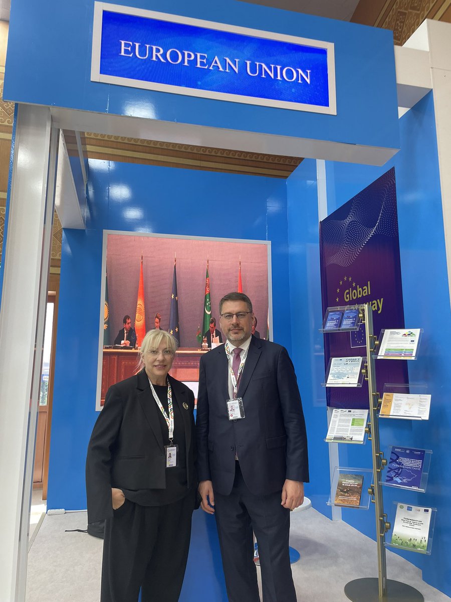 EUSR for Central Asia (@eusr_ca) on Twitter photo The EU #SpecialRepresentative for #CentralAsia, Ambassador Eduards Stiprais, has landed in Awaza 🇹🇲, ready to take part in the #LLDC3.
If you are here as well, do not forget to pass by our #EU exhibition!
<a href="/EU4Turkmenistan/">EU Delegation to Turkmenistan</a>
<a href="/EUatUN/">🇪🇺EU at UN-NY</a>
<a href="/UN/">United Nations</a>
<a href="/UNOHRLLS/">UN-OHRLLS</a> The EU #SpecialRepresentative for #CentralAsia, Ambassador Eduards Stiprais, has landed in Awaza 🇹🇲, ready to take part in the #LLDC3.
If you are here as well, do not forget to pass by our #EU exhibition!
<a href="/EU4Turkmenistan/">EU Delegation to Turkmenistan</a>
<a href="/EUatUN/">🇪🇺EU at UN-NY</a>
<a href="/UN/">United Nations</a>
<a href="/UNOHRLLS/">UN-OHRLLS</a>