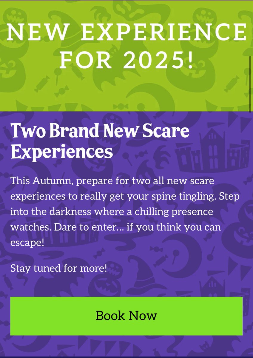 Two brand new attractions