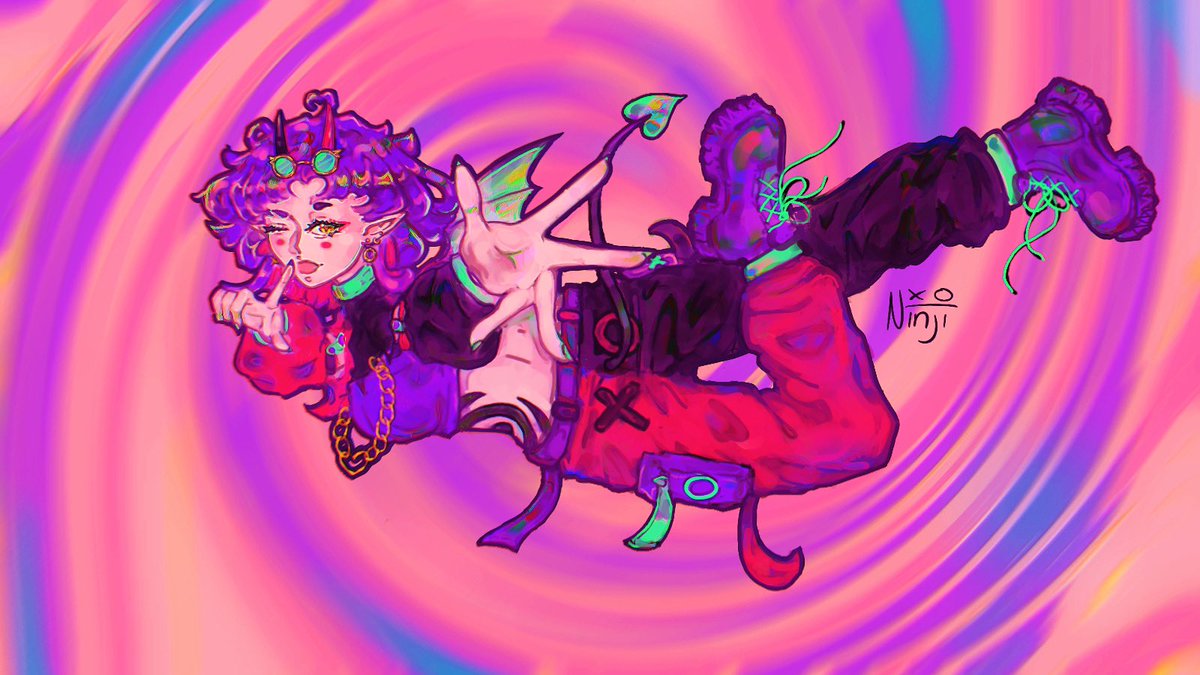 Hi 💖💗💕 xoxo
.
#illustration #art #oc #vtuber