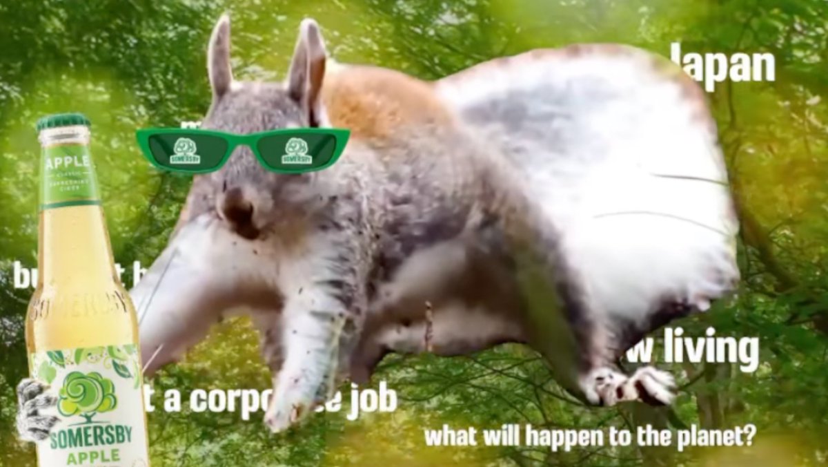 Sassy squirrels cut through modern-day bullshit for <a href="/Somersby/">Somersby</a> cider.
The social-first content formats from <a href="/wearesocial/">We Are Social</a> follow the Somersby's squirrels living their best lives
hubs.la/Q03Bh97_0