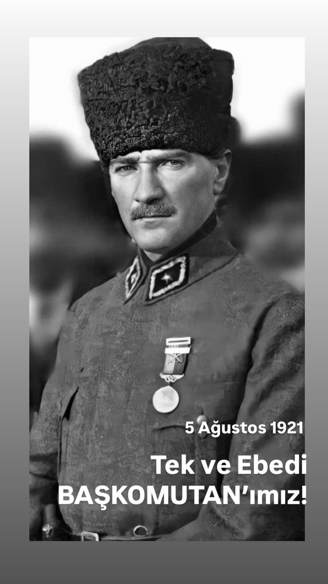 5 Ağustos 1921

Tam 104 yıl önce bugün, Mustafa Kemal Paşa’ya “Başkomutanlık” unvanı verildi.

Bir milletin kaderi, bir liderin kararlılığına emanet edildi. 

Ebedi Cumhurbaşkanı 
Ebedi Başkomutan 
Mareşal 
Gazi Mustafa Kemal ATATÜRK🇹🇷

#5Ağustos1921
#BaşkomutanATATÜRK