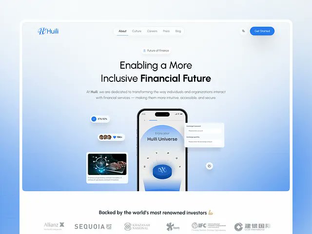 uiuximran's tweet image. 🚀 Just crafted a clean and intuitive Finance Website UI!
💰 Built for clarity, trust, and user-first navigation.
Perfect for smart money moves in a digital world.

#FintechDesign #FinanceUI #WebDesign #UXUI #DigitalBanking