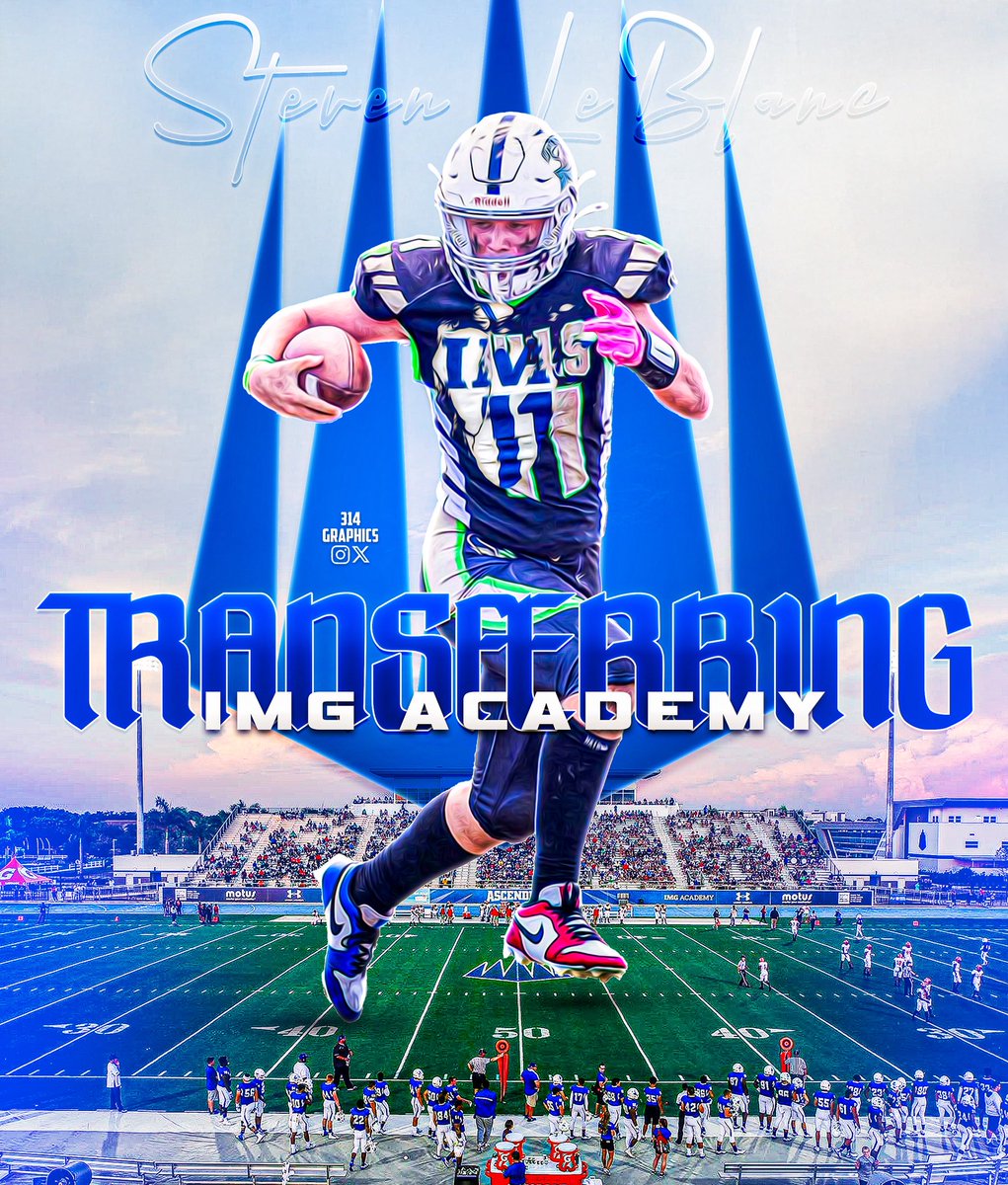 StevenLeBlanc (@streaminsteven) on Twitter photo EXTREMELY blessed to announce that I will be playing football <a href="/IMGAFootball/">IMG Academy Football</a> #agtg
<a href="/CoachGouldIMG/">Kurt Gould</a> <a href="/CoachDennisIMG/">Coach Chris Dennis</a> <a href="/Coach_M_Peters/">Mike Peters</a> EXTREMELY blessed to announce that I will be playing football <a href="/IMGAFootball/">IMG Academy Football</a> #agtg
<a href="/CoachGouldIMG/">Kurt Gould</a> <a href="/CoachDennisIMG/">Coach Chris Dennis</a> <a href="/Coach_M_Peters/">Mike Peters</a>