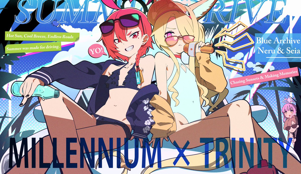#ブルアカ
ネル&amp;セイア