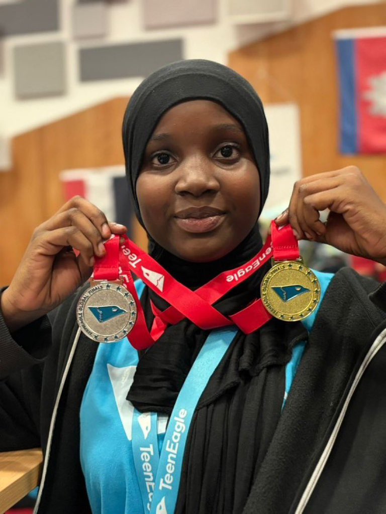 Extraordinary Ustaz 👳🏾♂️📿 (@bapphah) on Twitter photo Dear Mr. President <a href="/officialABAT/">Bola Ahmed Tinubu</a> ,
17-year-old Nafisa Abdullah Aminu from Yobe State has made Nigeria proud by emerging as the world’s best in English language skills at the 2025 TeenEagle Global Finals in London. She deserves national recognition for this outstanding achievement Dear Mr. President <a href="/officialABAT/">Bola Ahmed Tinubu</a> ,
17-year-old Nafisa Abdullah Aminu from Yobe State has made Nigeria proud by emerging as the world’s best in English language skills at the 2025 TeenEagle Global Finals in London. She deserves national recognition for this outstanding achievement