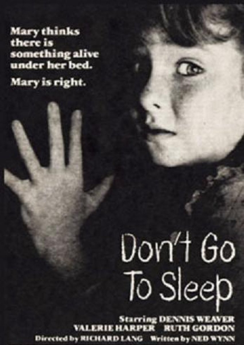 TallyMichelle4's tweet photo. #DontGoToSleep (1982)
A family's new home turns terrifying when their daughter haunted by the ghost of her dead sister.
#SupernaturalMovies #FilmX
Trailer https://t.co/Ii7UTr7JGT https://t.co/xQCIUdtfJC
