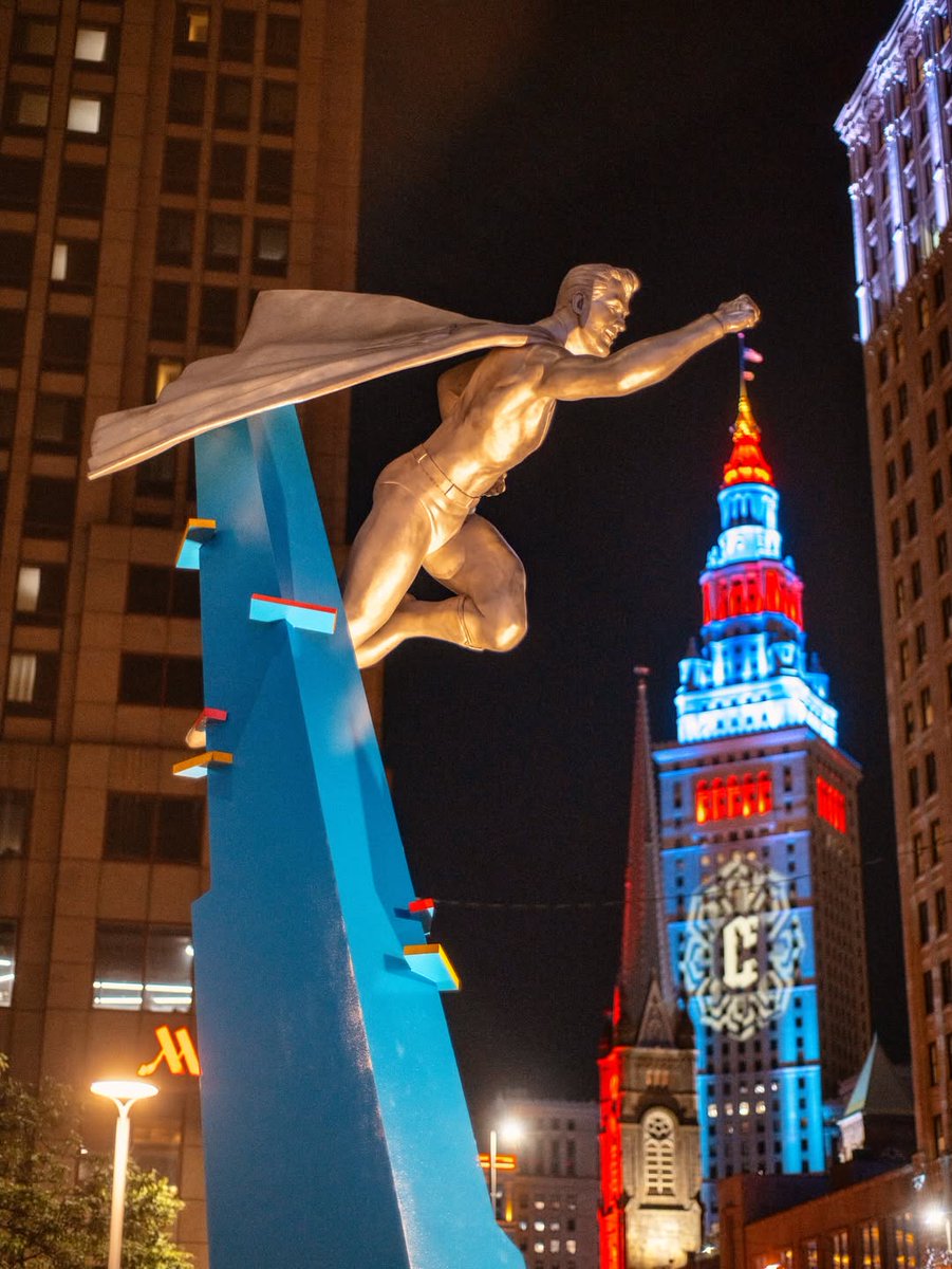 clevelanddotcom (@clevelanddotcom) on Twitter photo Good morning from the city of heroes! 💥🦸♂️ Wishing you the focus and power you need to fly through the rest of the week like the Man of Steel himself.
📸: <a href="/alexfarmerphoto/">Alex Farmer</a> Good morning from the city of heroes! 💥🦸♂️ Wishing you the focus and power you need to fly through the rest of the week like the Man of Steel himself.
📸: <a href="/alexfarmerphoto/">Alex Farmer</a>