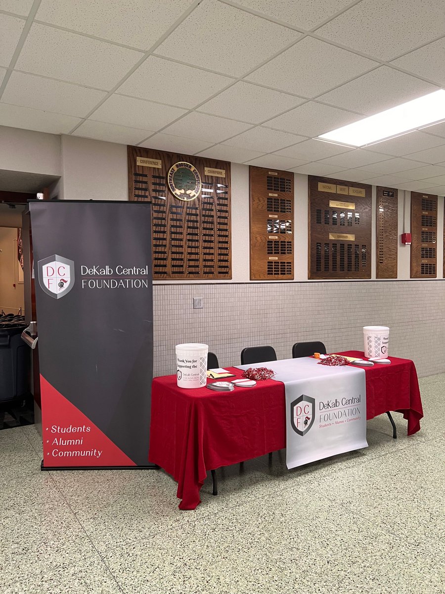 The DeKalb Central Foundation is ready to welcome DeKalb Central Schools employees this morning! 
#WeAreDeKalb