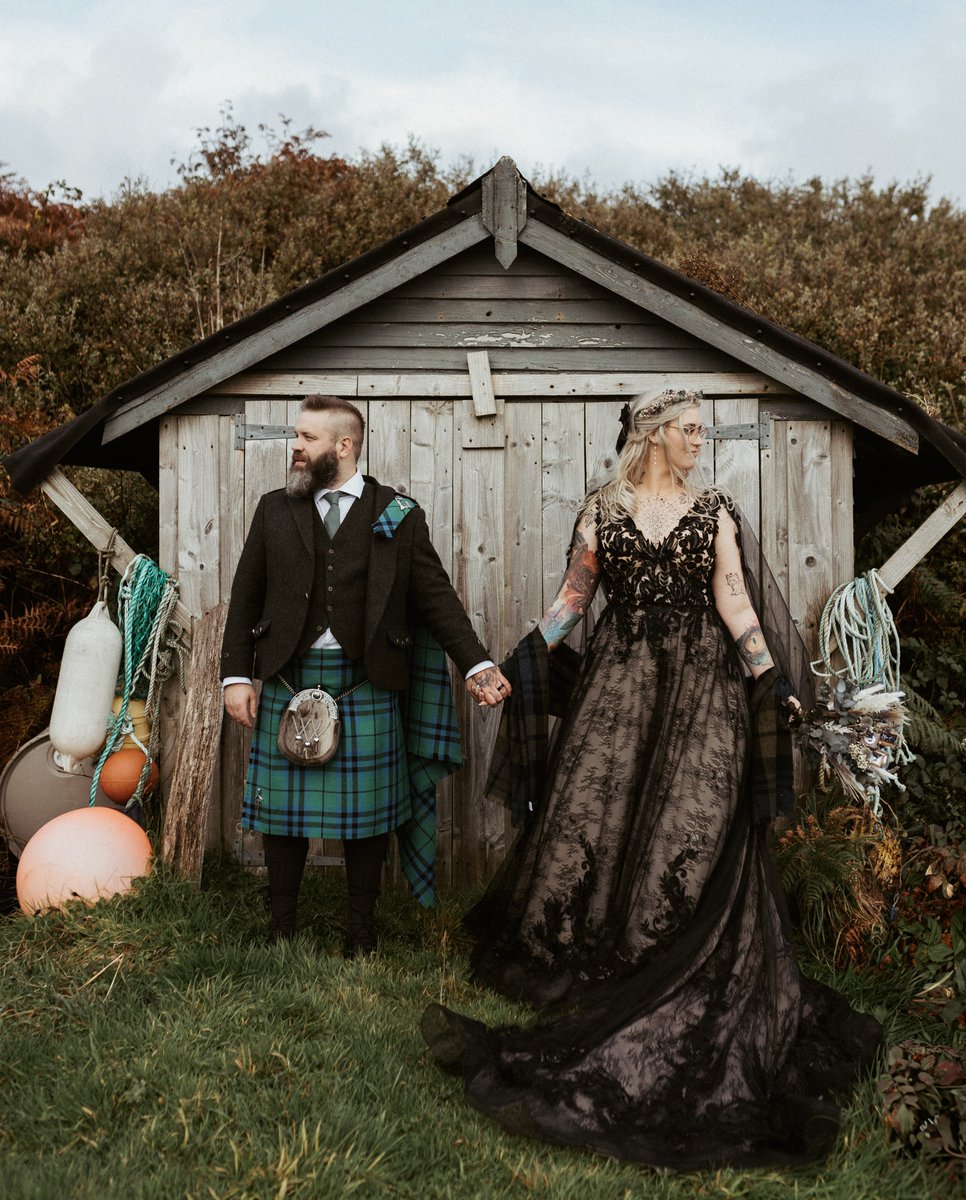 A little throwback to Ella \u0026 Frazer's beautiful wedding day at Loch Melfort…  🥰 💬 If you know someone planning their wedding, please share this post  with them – we'd love to, image size:966x1200