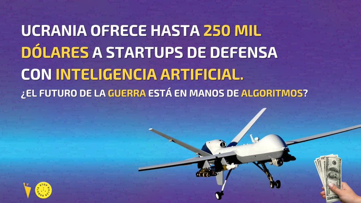 SEHLAC (@redsehlac) on Twitter photo #MartesdeSKR
Ucrania financia startups de defensa con IA 💰🤖.
¿El futuro de la guerra quedará en manos de algoritmos? <a href="/BanKillerRobots/">Stop Killer Robots</a>
#IAyGuerra #StopKillerRobots #ControlHumanoYa
Nota completa ➡️ bit.ly/4fnLYUg #MartesdeSKR
Ucrania financia startups de defensa con IA 💰🤖.
¿El futuro de la guerra quedará en manos de algoritmos? <a href="/BanKillerRobots/">Stop Killer Robots</a>
#IAyGuerra #StopKillerRobots #ControlHumanoYa
Nota completa ➡️ bit.ly/4fnLYUg