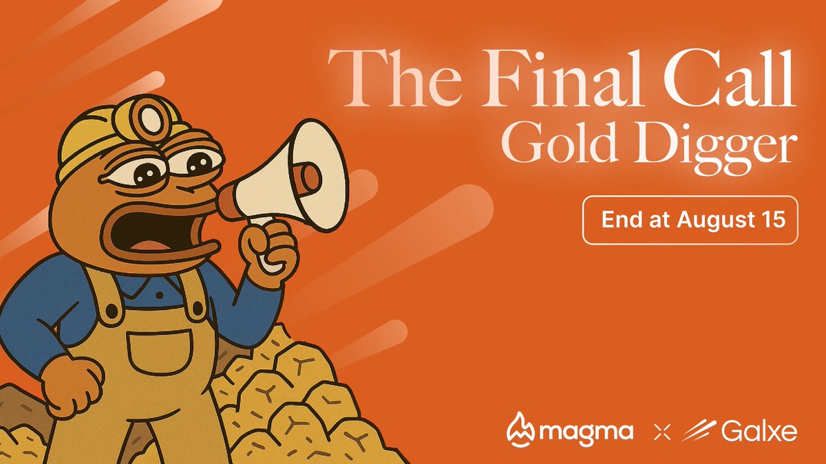 Magma Finance (@magma_finance) on Twitter photo 🌋You have one last shot to claim our early supporter role.
But are you ready?
Complete this quest on <a href="/GalxeQuest/">Galxe Quest</a> to secure your spot (extremely limited).
FCFS!
app.galxe.com/quest/MagmaFin… 🌋You have one last shot to claim our early supporter role.
But are you ready?
Complete this quest on <a href="/GalxeQuest/">Galxe Quest</a> to secure your spot (extremely limited).
FCFS!
app.galxe.com/quest/MagmaFin…
