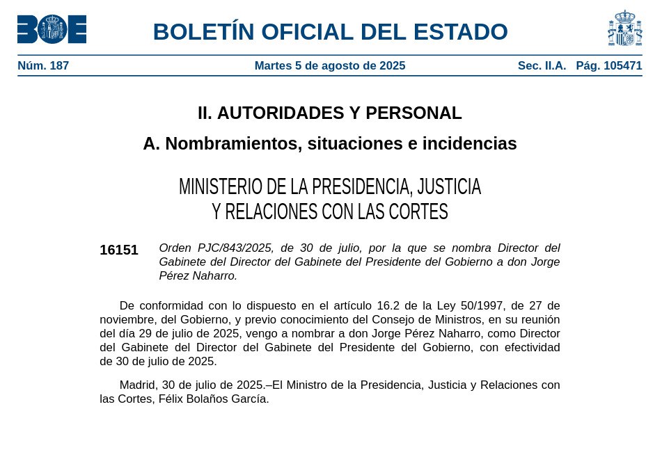 Ja ho diu l'embarbussament...

El Director del Gabinete del Director del Gabinete del Presidente dirige al Director que dirige el Gabinete del Director que dirige el Gabinete del Gabinete dirigido por el Director que dirige al Director que lo dirige.