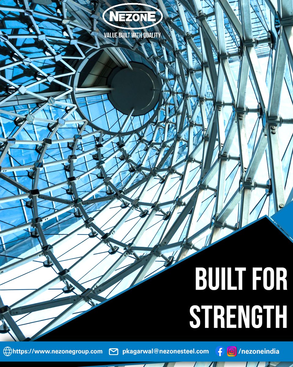 nezoneindia's tweet image. BUILT FOR STRENGTH! NEZONE GP Pipes.  #builtforstrength #gppipesandtubes #balconyrailing #industrialsheds #busbodystructures #buildingconstruction #generalengineering #fabrication #hrcoils #gipipe #msblackpipes #crprecision #steelpipefactory #nezonepipes #nezonegroup #nezoneindia