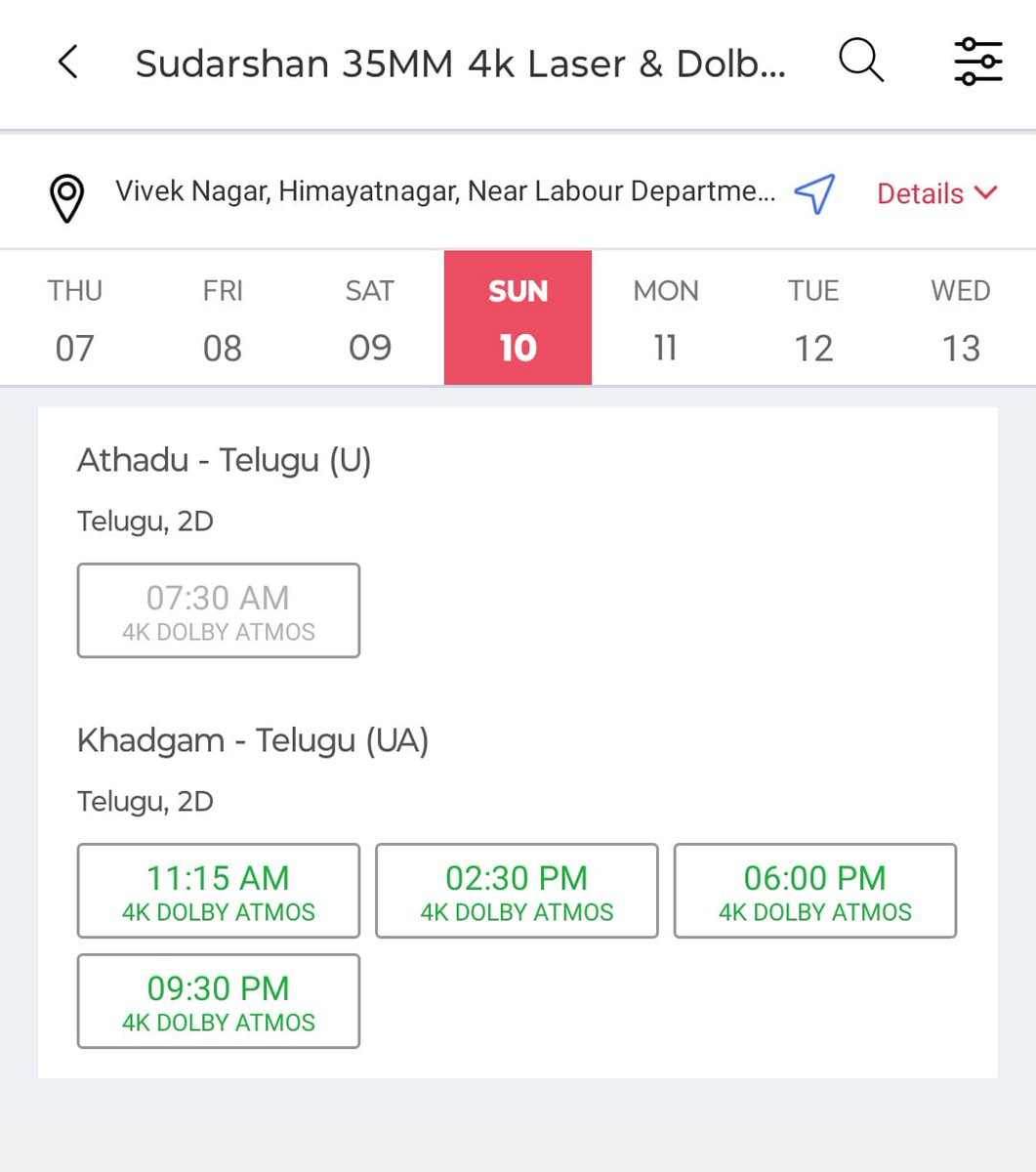 Arey #Sudarshan35mm nuvvu #Kingdom eskunna intha feel ayyevadni kaadhu ra
Adhi thisesi #Khadgam4K occasion lekunda vesi, #Athidhu4K ki shows ivvaledhu chudu akkada hurt ayya ra
<a href="/sudarshan35mm/">Sudarshan35mm'MB'FC</a> #SSMBGoldenYear 
#SSMB29