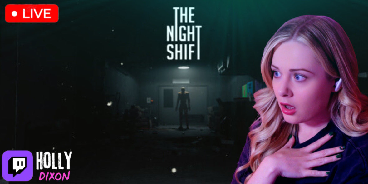 Holly Dixon (@holly_dixon_) on Twitter photo 🔴NOW LIVE
🌐twitch.tv/holly_dixon
Playing a new indie horror demo called The Night Shift by an Australian Dev <a href="/redspiralstudio/">Marty | The Night Shift</a> --cheers for the key Marty!!
🏴Scottish Streamer 🤍Welcoming 🔞Big Kids Only 🔴NOW LIVE
🌐twitch.tv/holly_dixon
Playing a new indie horror demo called The Night Shift by an Australian Dev <a href="/redspiralstudio/">Marty | The Night Shift</a> --cheers for the key Marty!!
🏴Scottish Streamer 🤍Welcoming 🔞Big Kids Only