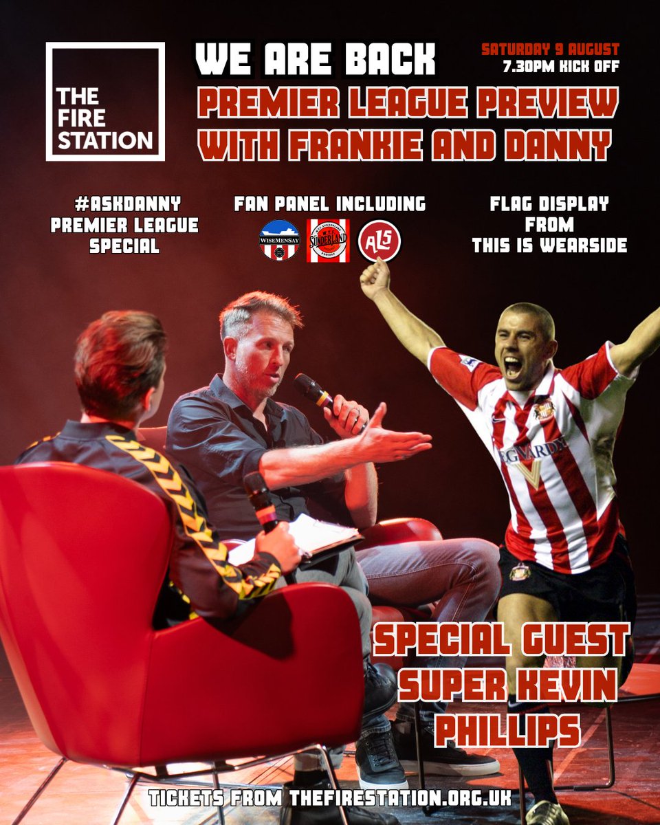 WTF Podcast (@whatthefalkpod) on Twitter photo 🔴⚪🎁| COMPETITION TIME!
Ourselves and <a href="/FireStationSun/">The Fire Station</a> have 2️⃣ tickets to giveaway for Saturday's event with <a href="/Frankie____/">Frankie Francis</a>, <a href="/DC___6/">Danny Collins</a> and SUPER KEV!
To Enter:
🔄RT this post
✅Follow <a href="/WTFSunlunPod/">WTF Sunderland Podcast</a> and <a href="/FireStationSun/">The Fire Station</a>
🏷Tag a friend
Winner announced Thursday.
#SAFC 🔴⚪🎁| COMPETITION TIME!
Ourselves and <a href="/FireStationSun/">The Fire Station</a> have 2️⃣ tickets to giveaway for Saturday's event with <a href="/Frankie____/">Frankie Francis</a>, <a href="/DC___6/">Danny Collins</a> and SUPER KEV!
To Enter:
🔄RT this post
✅Follow <a href="/WTFSunlunPod/">WTF Sunderland Podcast</a> and <a href="/FireStationSun/">The Fire Station</a>
🏷Tag a friend
Winner announced Thursday.
#SAFC