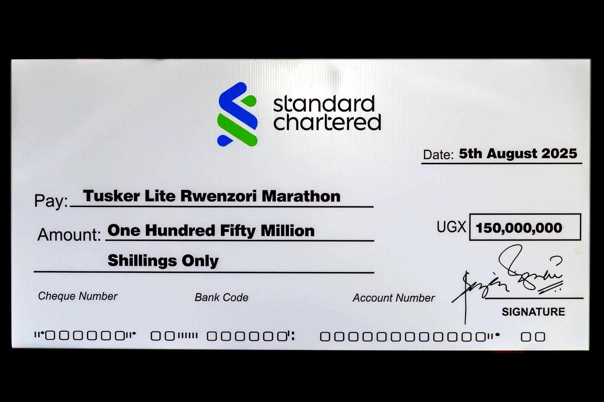 WATSALA KENNETH-CAT (@watsalakenneth) on Twitter photo After CEO <a href="/srughani/">Sanjay Rughani</a> of <a href="/StanChartUGA/">Standard Chartered UG</a> handed over a cheque worth Ushs. 150M All the fatigue from the @activateug 50KM run disappeared. I remembered im a recreational runner so im not part of this prize money. Serious contenders get serious.<a href="/RwenzoriMarathn/">Tusker Lite Rwenzori Marathon</a>. I Toured the area too After CEO <a href="/srughani/">Sanjay Rughani</a> of <a href="/StanChartUGA/">Standard Chartered UG</a> handed over a cheque worth Ushs. 150M All the fatigue from the @activateug 50KM run disappeared. I remembered im a recreational runner so im not part of this prize money. Serious contenders get serious.<a href="/RwenzoriMarathn/">Tusker Lite Rwenzori Marathon</a>. I Toured the area too