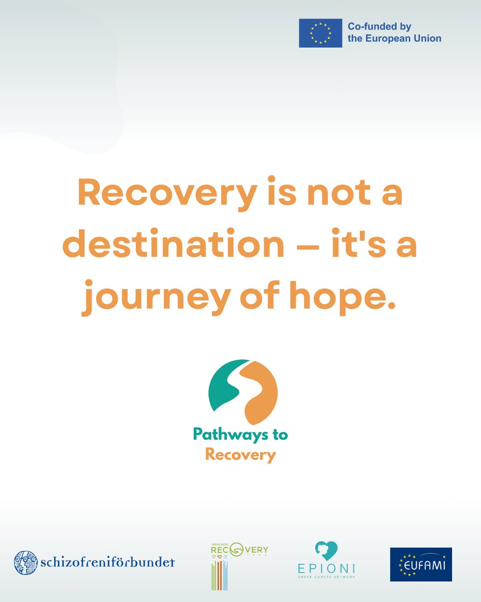 Pathwrecovery's tweet image. 🌱 Recovery is real.
It’s not about being “perfect” — it’s about finding strength, meaning, and connection.
With support and hope, healing is possible. 💚
No one has to walk this path alone.
#PathwaysToRecovery #MentalHealth #InformalCarers #ErasmusPlus