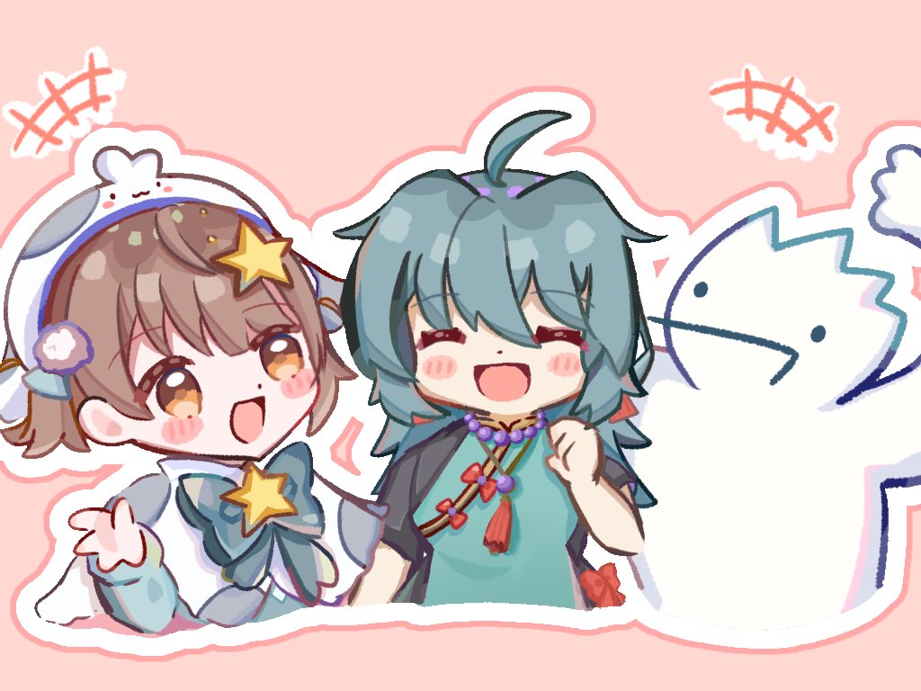 絵描き同士で話すの、なんか好き
（下２人は留学先で知り合った友達）
#すぴのーと