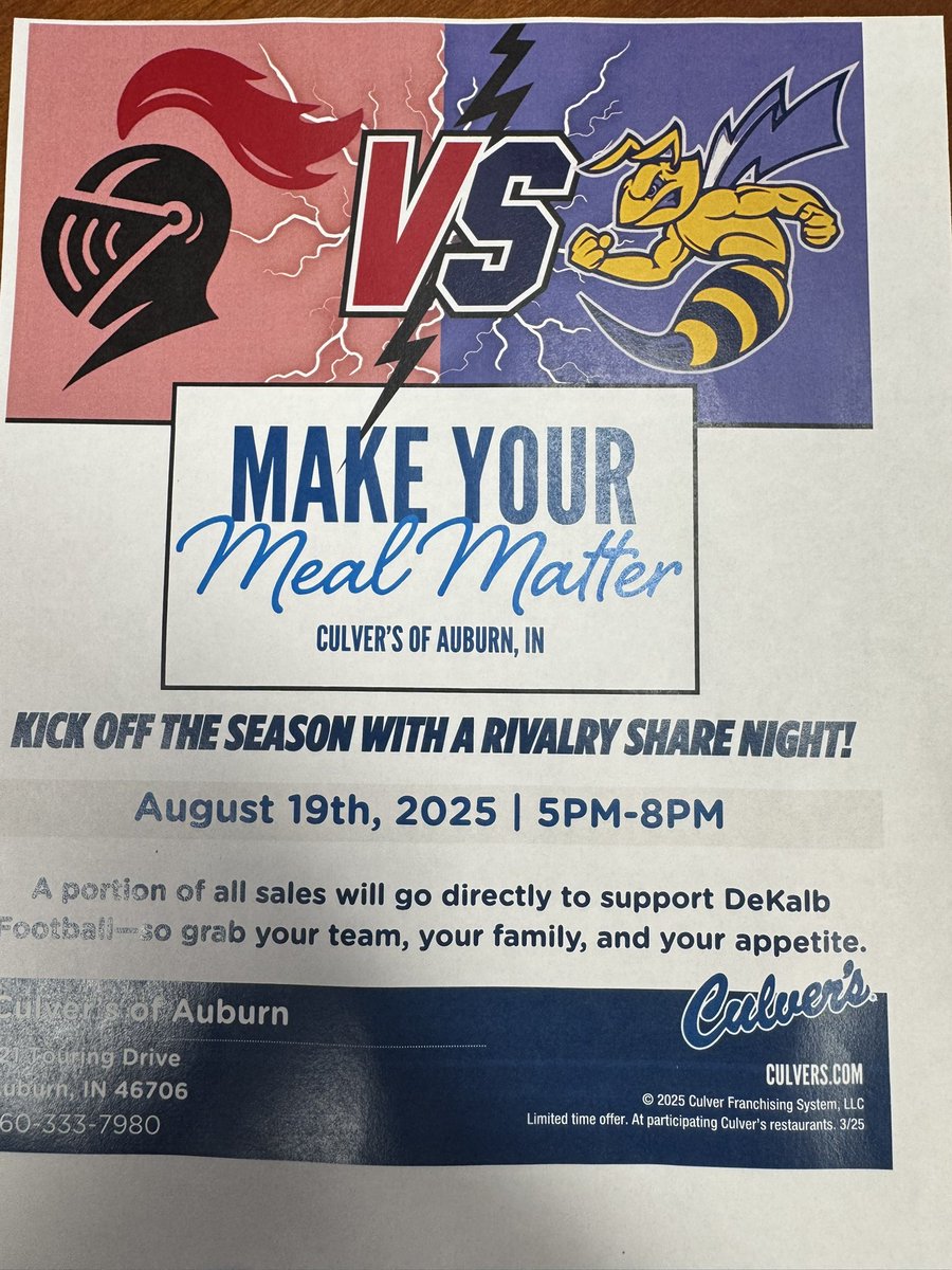 Save the date. 
#WeAreDeKalb