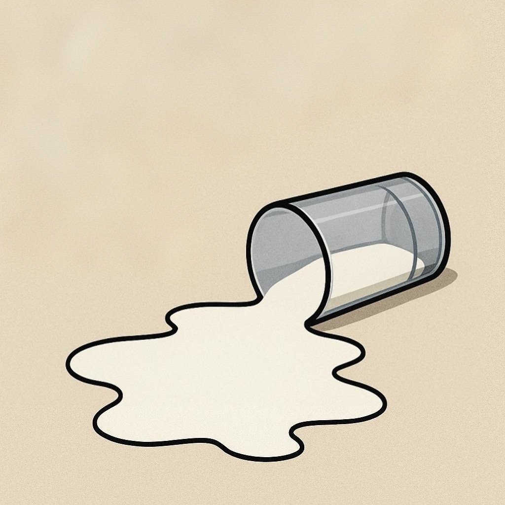 🥛 人生可以无数次打翻牛奶

不是每次跌倒都需要解释，
不是每次失败都要追悔。

你可以哭、可以气、可以说“我不干了”，
但别忘了，牛奶打翻了，
超市还在，钱包还在，
你也还在。

再倒一杯就是了。
打翻又怎样？
打翻是自由，站起来是态度。

$BUNDLE