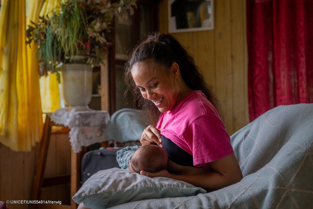 La leche materna es la primera vacuna del bebé y estimula su desarrollo cerebral. Pero para muchas madres dar el pecho no es fácil. Debemos crear sistemas de apoyo con asesoramiento especializado y políticas favorables en el trabajo. #SemanaMundialDeLaLactanciaMaterna