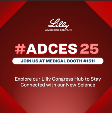 We are excited to join you at the ADCES Congress in Phoenix, AZ! Join us at Medical Booth 1511 or visit our online Lilly Congress Hub to stay connected with our upcoming science.

Learn more: e.lilly/41kTV6L