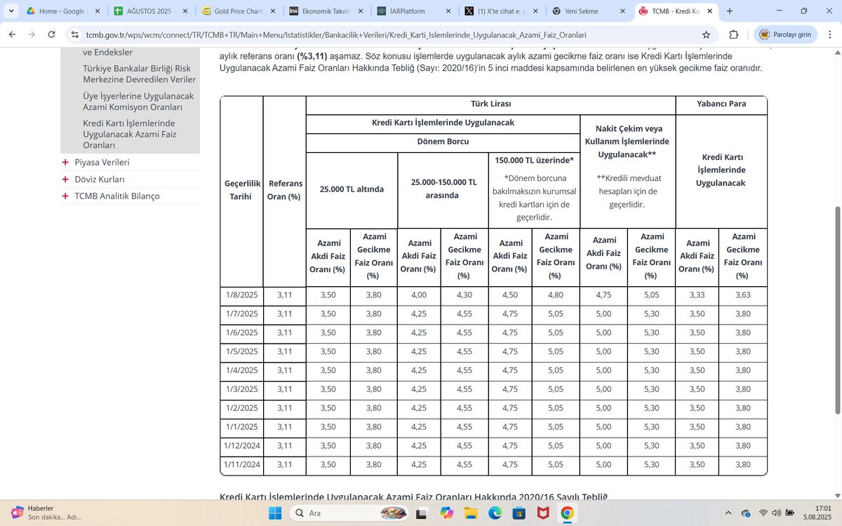 her bir kredi kartınızdada asgariyi ödedikten sonra ayrı ayrı 24999 Tl altı borç devrederseniz gelecek aya en düşük faiz yürür ..%3.50  (vergilerle %3.80) ..
bu eskiden beri var hatırlatma... 
25000-149999 arası  %4 (%4.30 vergili)
150000 ve üzeri %4.50 (vergilerle %4.80)

NAkit