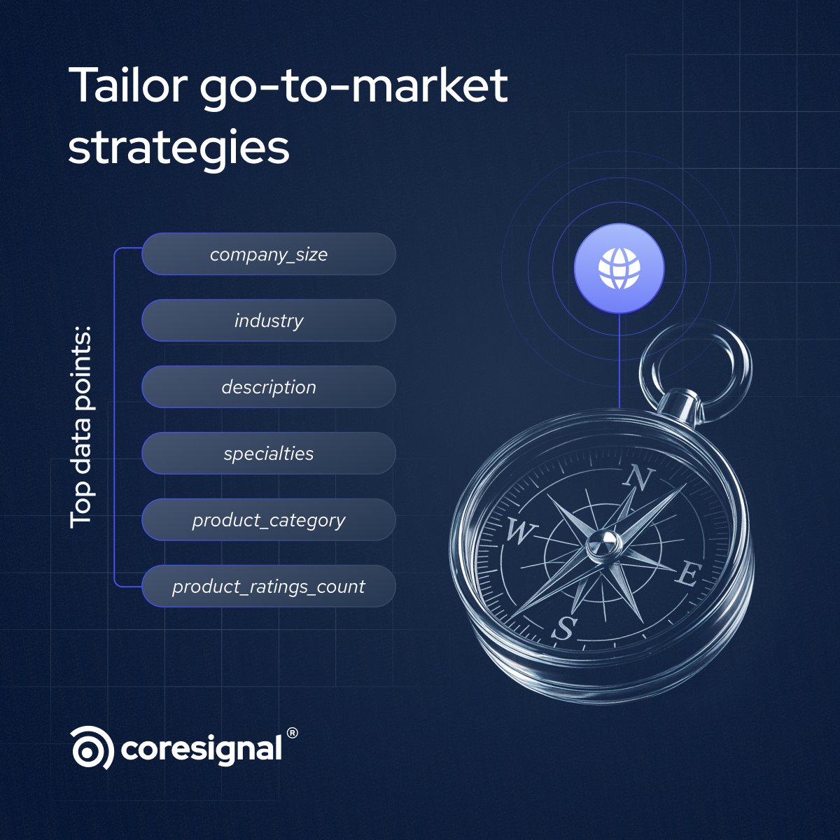 Turn market shifts into #GTM wins. 🏆

Firmographic, technographic, and product #data go beyond company snapshots — they reveal market movements, tech trends, and shifting buyer needs.

Identify declining tools and emerging preferences early. Then tailor your approach to deliver