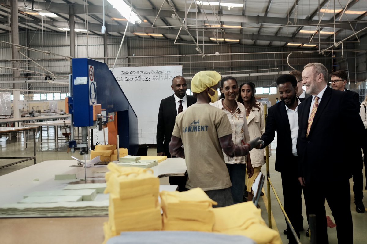 UK in Ethiopia ๐ฌ๐ง (@ukinethiopia) on Twitter photo Great news for ๐ฌ๐ง๐ช๐น trade! Thanks to support from the UK and our partners <a href="/BMZ_Bund/">Bundesentwicklungsministerium</a> and <a href="/giz_gmbh/">GIZ</a>, MAA Garments in Mekelle is breaking into the UK market!
The company attended the Source Fashion show in London and just shipped a container to supply high street brands in the UK. Great news for ๐ฌ๐ง๐ช๐น trade! Thanks to support from the UK and our partners <a href="/BMZ_Bund/">Bundesentwicklungsministerium</a> and <a href="/giz_gmbh/">GIZ</a>, MAA Garments in Mekelle is breaking into the UK market!
The company attended the Source Fashion show in London and just shipped a container to supply high street brands in the UK.