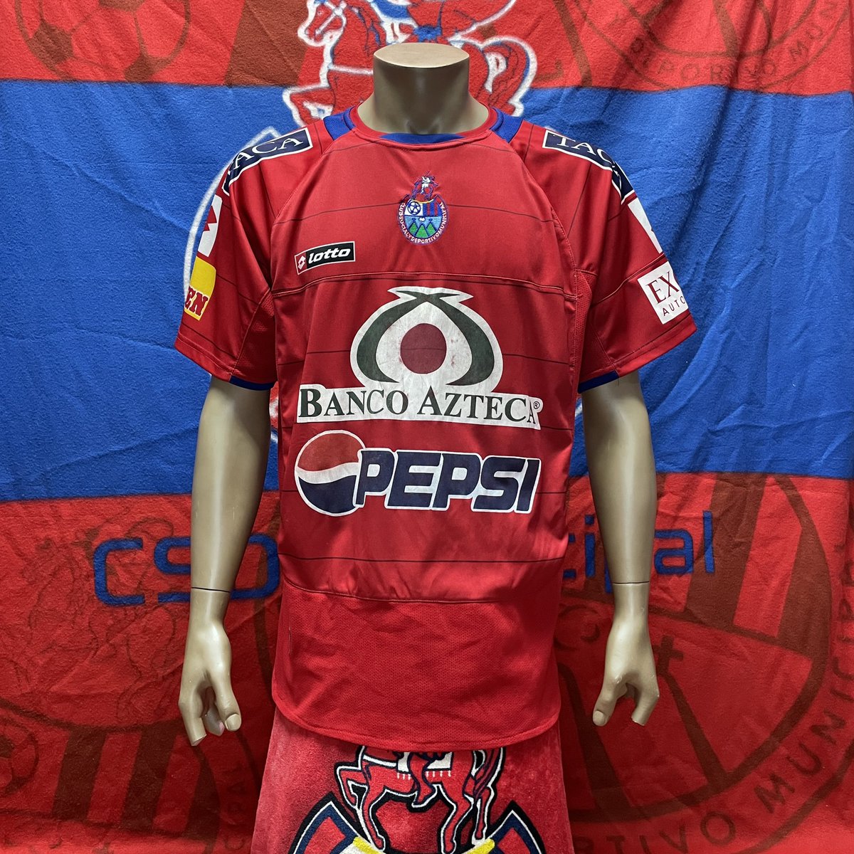 micamisolaroja's tweet image. Camisola marca Lotto inicios del año 2007, última de este template 🔴🔵

#municipal #jerseycollection #rojos #BancoAzteca #diablosrojos #reds #Lotto #pepsi #oldjersey #DaleRojo #Apertura2005 #collectorjerseys #VamosRojos 

Sígueme en Instagram y Facebook como @micamisolaroja