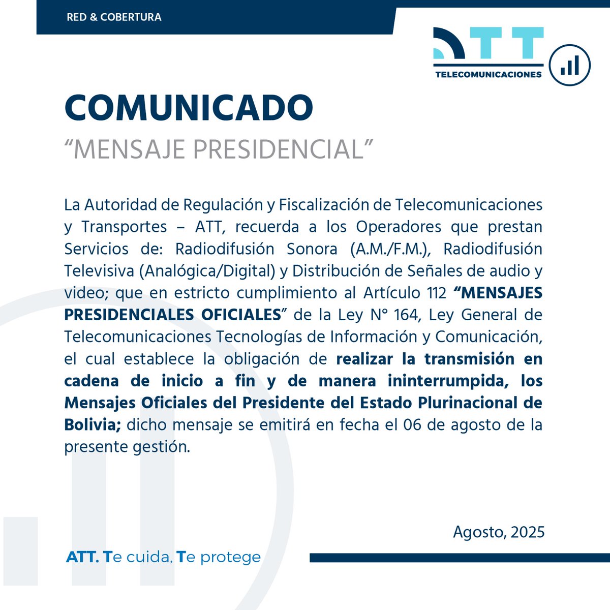 #COMUNICADO