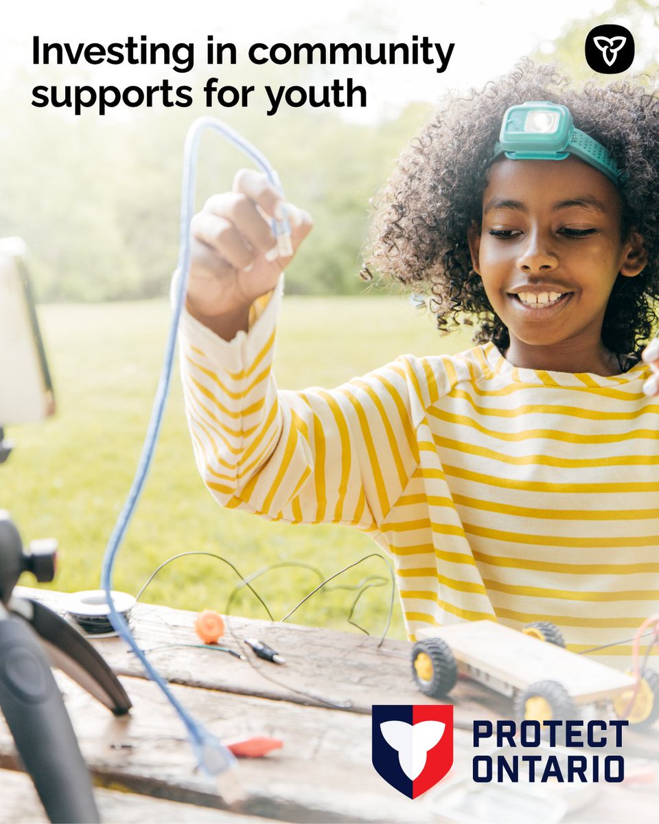 📢 Ontario is investing over $2.5 million to support community-led projects through the Youth Opportunities Fund—helping youth overcome barriers, build skills and strengthen community ties.

Learn more:
🔗 otf.ca/our-grants/you…